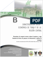 Caracterización Socio-Económica de Tunja y La Región Central