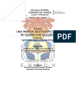 Reflexión sobre la práctica, experiencias didácticas en el formación inicial docente.