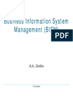 Business Information System Management (BISM) Management (BISM)