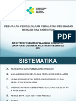 KEBIJAKAN Pengelolaan Alkes Dalam Rangka Mendukung Akreditasi