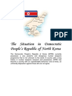 The Situation in Democratic People's Republic of North Korea