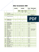 Daftar Inventaris IGD