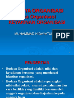 Budaya Organisasi Dan Etika Organisasi