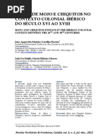 ÍNDIOS DE MOJO E CHIQUITOS NO CONTEXTO COLONIAL IBÉRICO DO SÉCULO XVI AO XVIII
