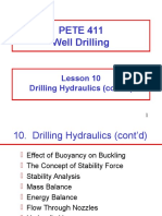 PETE 411 Well Drilling: Lesson 10 Drilling Hydraulics (Cont'd)