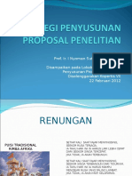 Strategi Penyusunan Proposal Penelitian