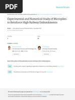 ASCE Geomechanics -Experimental and Numerical Study of Micropiles to Reinforce High Railway Embankments