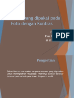 Modalitas Foto Dengan Kontras