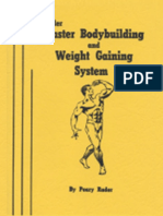 Perry Rader Master Bodybuilding and Weight Gaining System