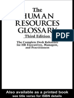 PERSONNEL MANAGEMENT The Human Resources Glossary The Complete Desk Reference For HR Executives, PDF