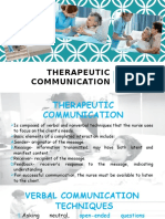 Therapeutic Psychiatric Nursing Communication