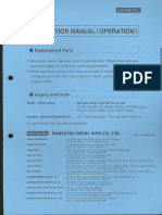 Daihatsu Operation Manual