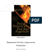 Randy Alcorn Versión en español de ProLife Answers to Pro Choice Arguments Reducido