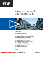 INCONTROL For ZOS Administrator Guide