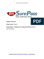 Latest Microsoft EnsurePass 70 410 Dumps PDF 08 - 20 PDF