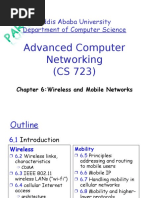 Advanced Computer Networking (CS 723) : Addis Ababa University Department of Computer Science