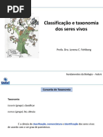 Aula 5 - Taxonomia