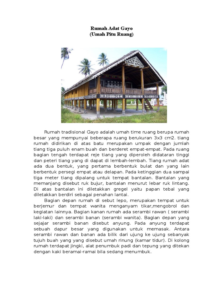 Pengertian Rumah Adat Honai Mewarnai Gambar Di Indonesia 