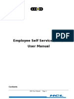 Employee Self Service - BSNL ERP User Manual