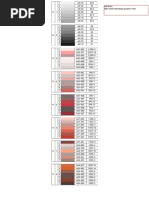 Munsell Standard Colour Code 