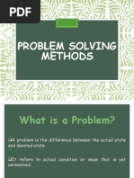 Problem Solving Methods-Alternative Presentation Simple