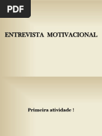 6a Oficina - Entrevista Motivacional Na APS