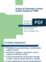 Reliability Issues of Generator Control & Protection System at PH#5