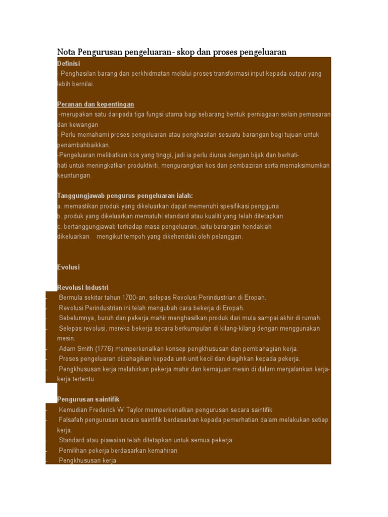 Bab 2 Pengeluaran Pdf