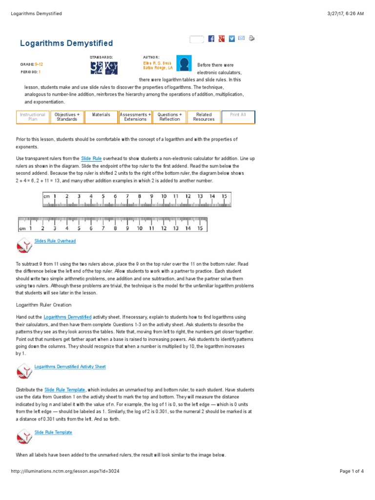 Logarithms Demystified PDF Logarithm Exponentiation