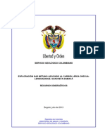 Exploración gas metano asociado carbón Checua-Lenguazaque