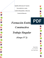 Trabajo Singular Estética Constructiva  Grupo #2