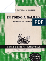 Jose Ortega y Gasset en Torno A Galileo PDF
