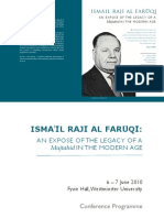 Ismail Faruqi Seminar 2010 Programme PDF