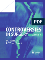 Moshe Schein - Controversies in Surgery