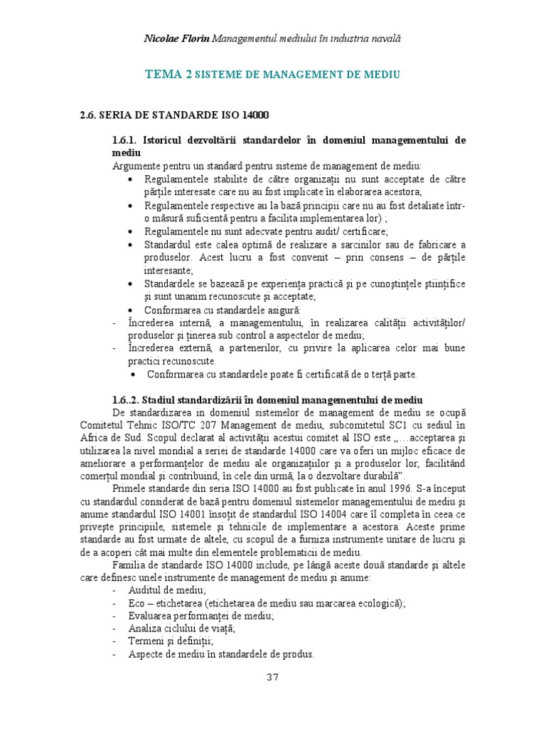 2 2 Seria de Standarde ISO 14000 PDF | PDF