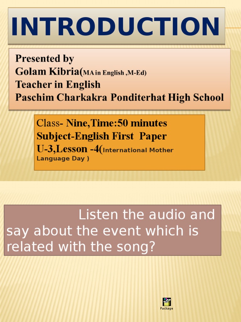 International Mother Language Day /21st February | Languages