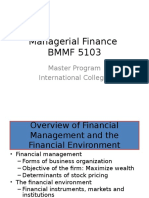 Managerial Finance First Unit