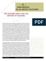 Booth (2003) - Teaching Artist and The Artistry of Teaching