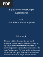 Aula 1 - Equilíbrio de Um Corpo Deformável - RM1