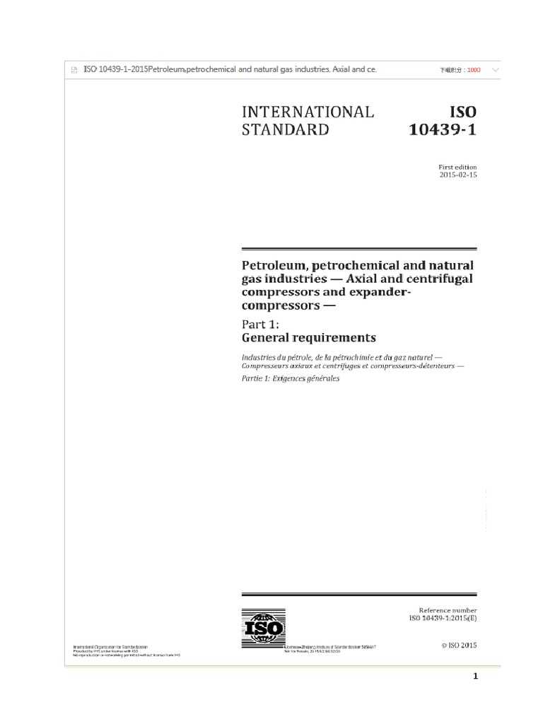 Norme ISO 10439 : Guide Complet | PDF