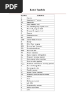 MRI Terminology and Definitions Guide | PDF | Magnetic Resonance ...
