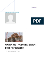 Method Formwork