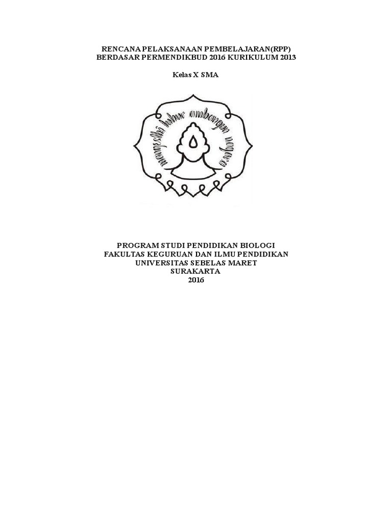 Rpp Keanekaragaman Hayati Sma Kls X