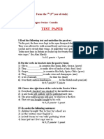 Test Paper The Passive 7