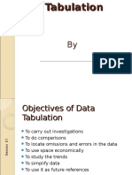 2. Presentation Tabulation