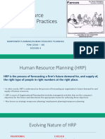 HRMP - Session 4 - Human Resource Planning