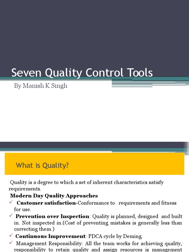 7 Quality Control Tools | PDF | Scatter Plot | Correlation And Dependence