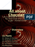 All About Chocolate: "Life Is Like A Box of Chocolates. You Never Know What You're Going To Get." (Forrest Gump)