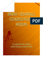 Desarrollo de Arequipa Por Mineria PDF