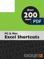 Exceljet Excel Shortcuts